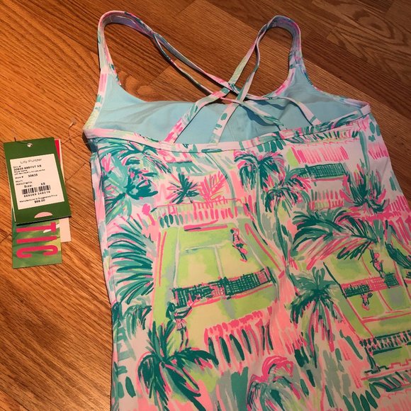 NWT XXS Lilly Pulitzer Tank Top With Built-In Bra - Picture 2 of 4